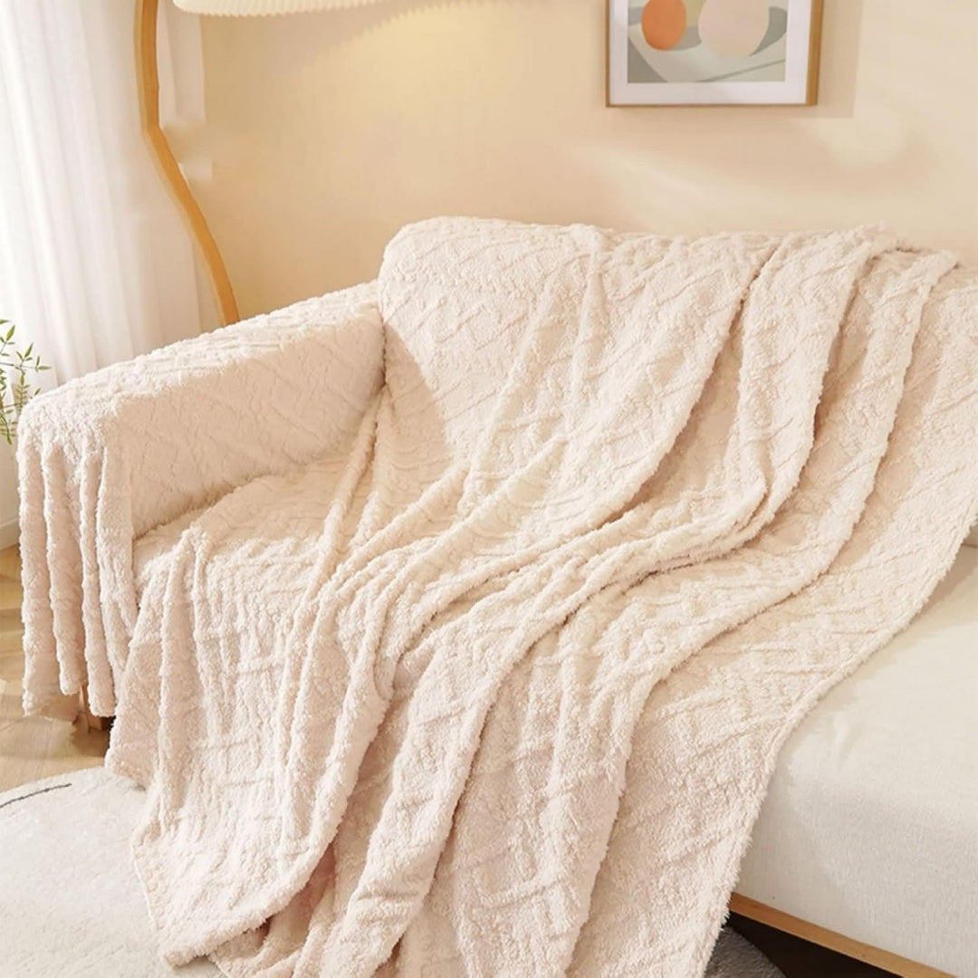 Seduta imbottita beige reclinabile