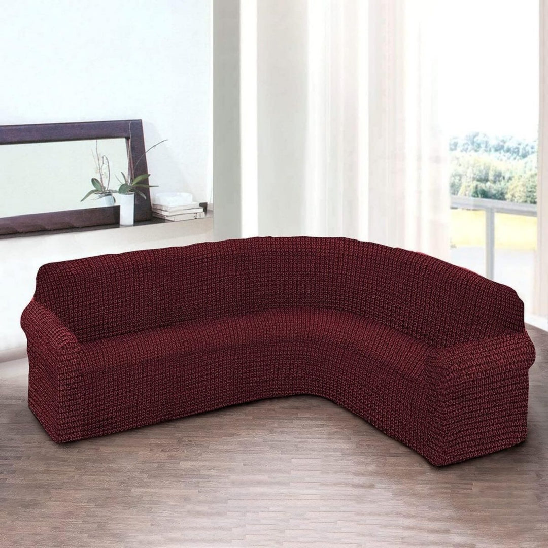 Seduta imbottita biancheria casa Curly Angle Copridivano oro