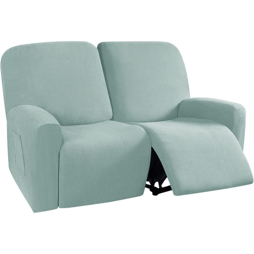 Divano confortevole Copripoltrona Relax Elasticizzato Posti, Jacquard verde