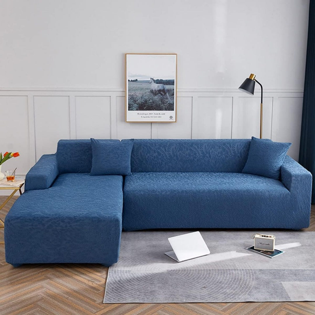 Divano da soggiorno YOPOIY Chaise Longue Sofa Cover blu