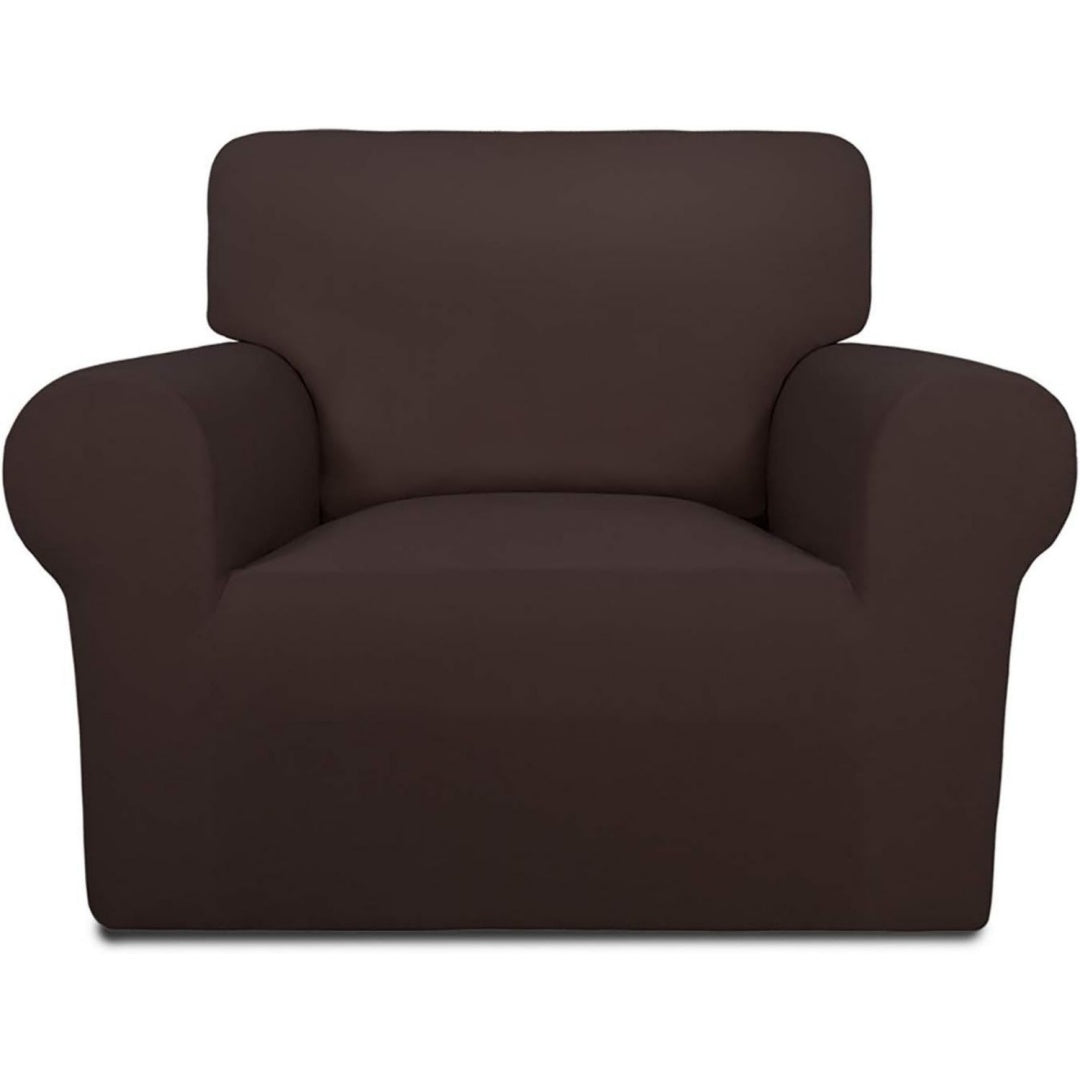 Divano da soggiorno PureFit Copridivano super elasticizzato elastam, nero