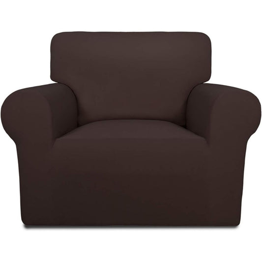 Divano da soggiorno PureFit Copridivano super elasticizzato elastam, nero