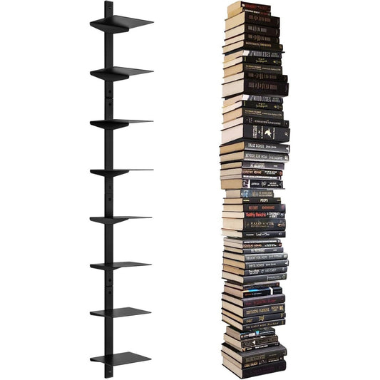 con ripiani mobile libreria struttura in metallo