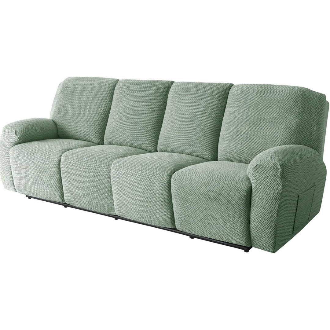 Poltrona confortevole reclinabile verde