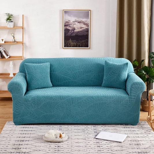 Seduta imbottita YOPOIY Jacquard Fodere Copridivani, Impermeabile blu